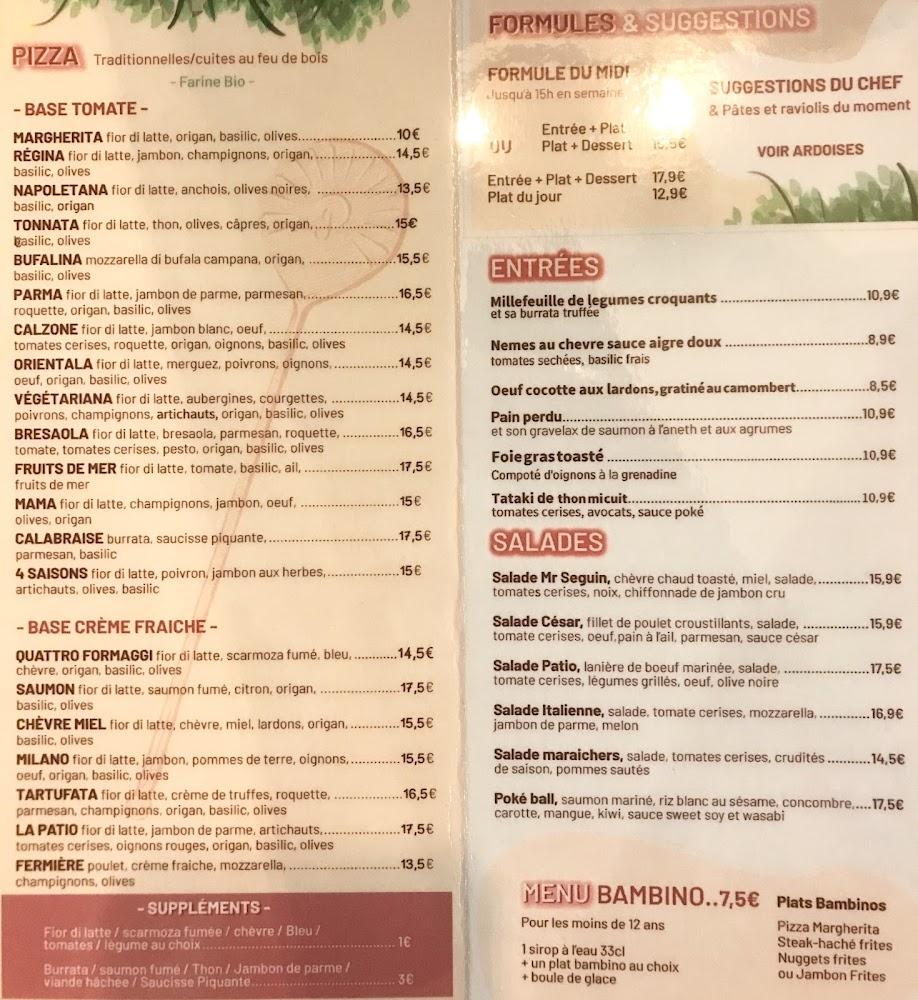 Le Patio - Menu Image 1